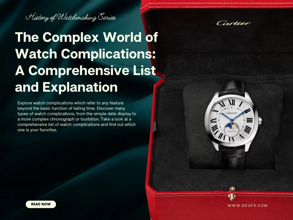 Drive de Cartier Moon Phases watch