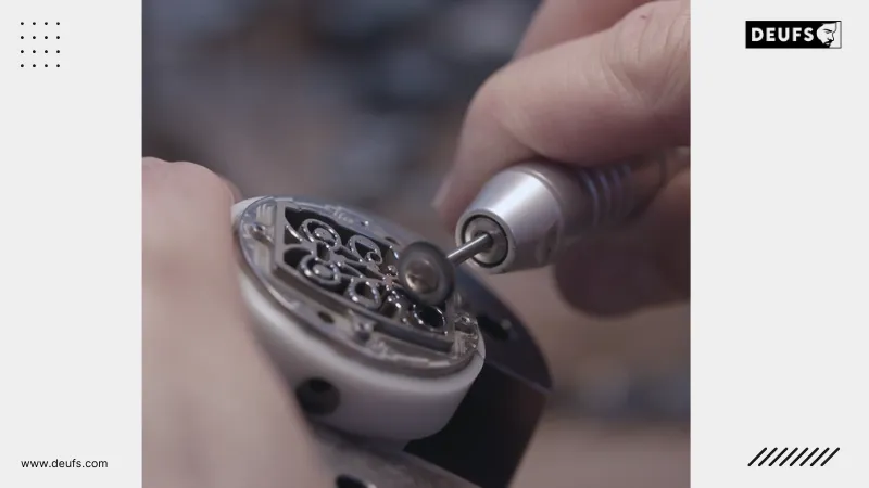 Polishing process of Richard Mille Watch by specialists